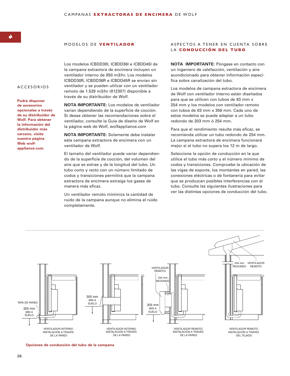 Sub-Zero Downdraft Ventilation User Manual | Page 26 / 74