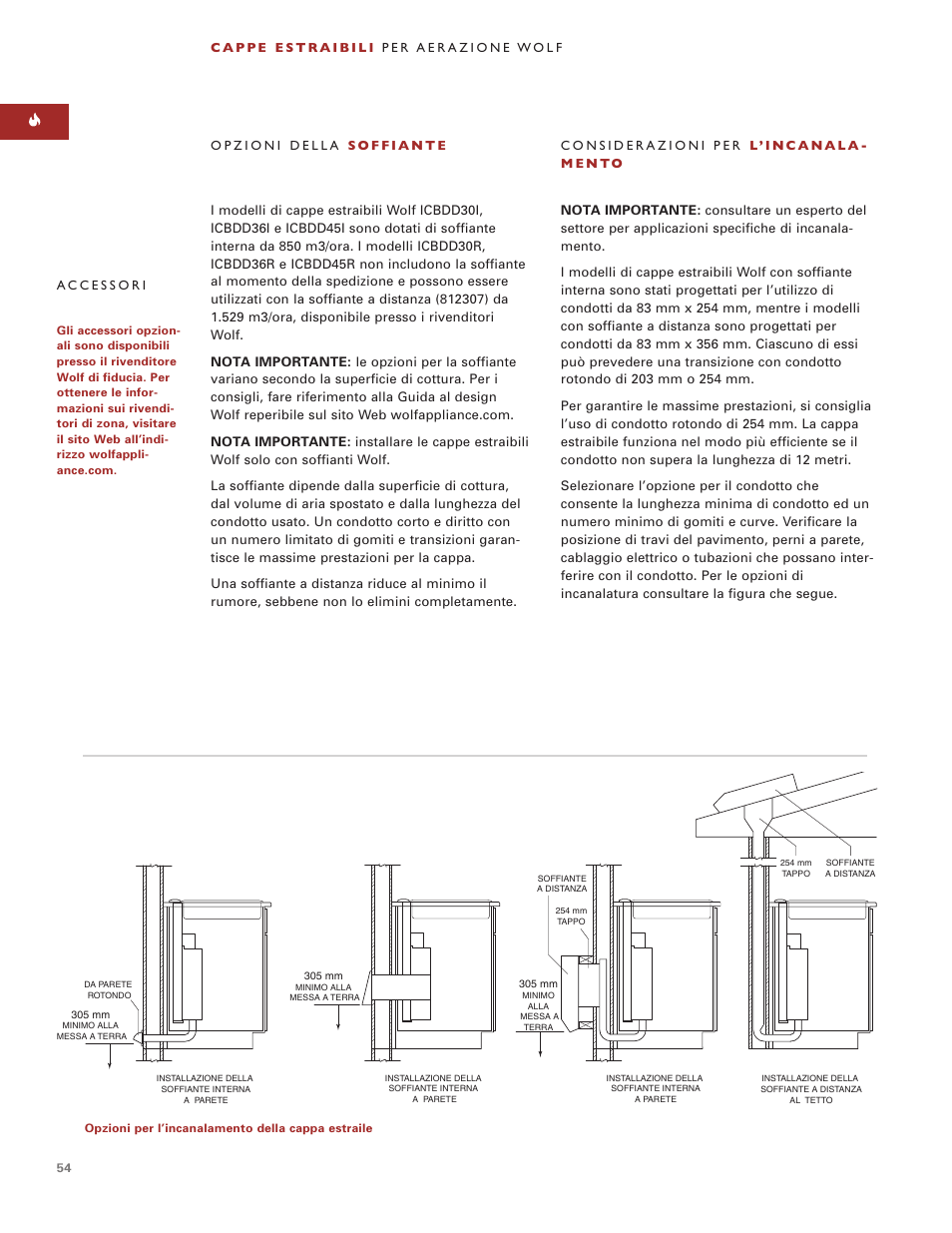 Sub-Zero Downdraft Ventilation User Manual | Page 54 / 74