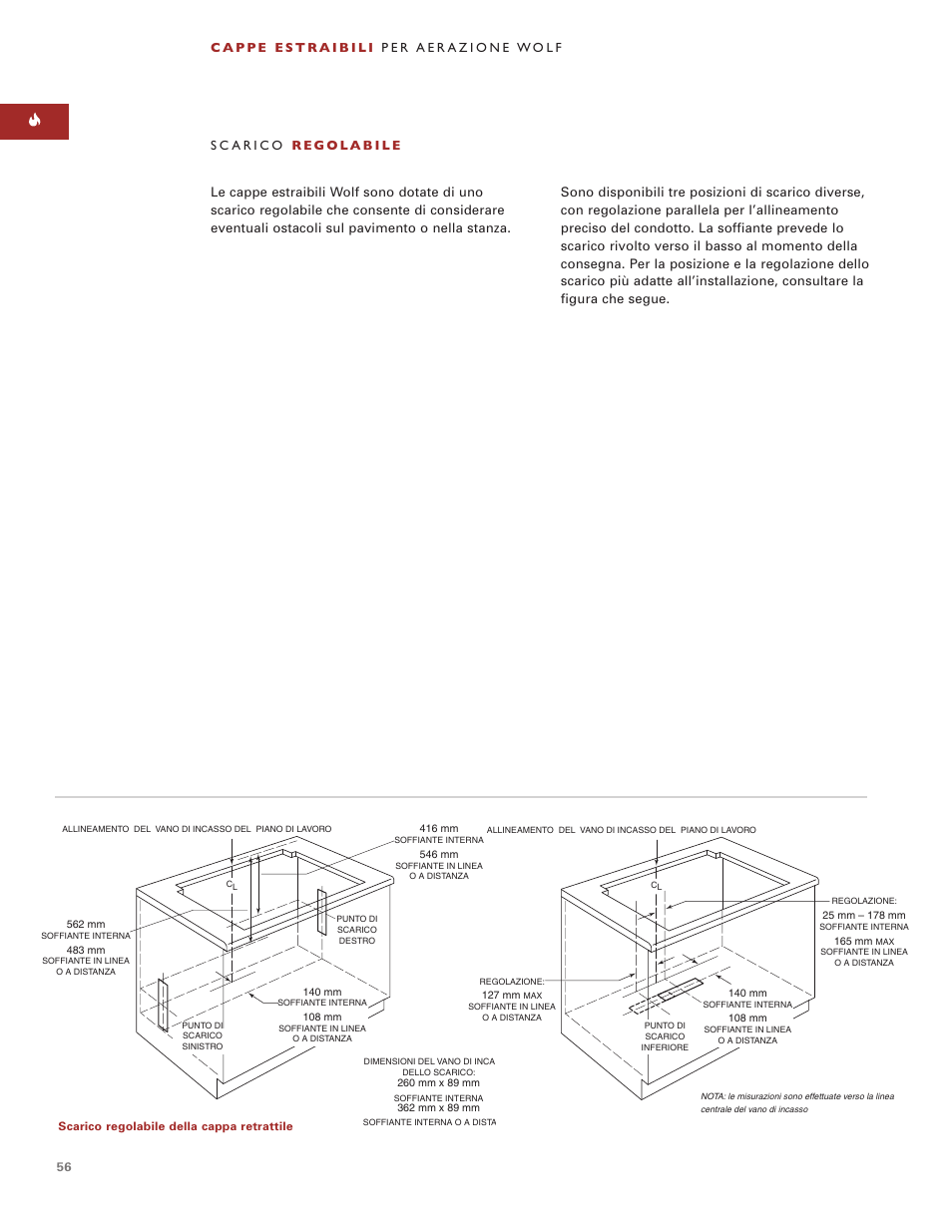 Sub-Zero Downdraft Ventilation User Manual | Page 56 / 74