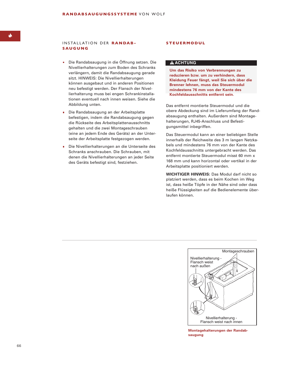 Sub-Zero Downdraft Ventilation User Manual | Page 66 / 74
