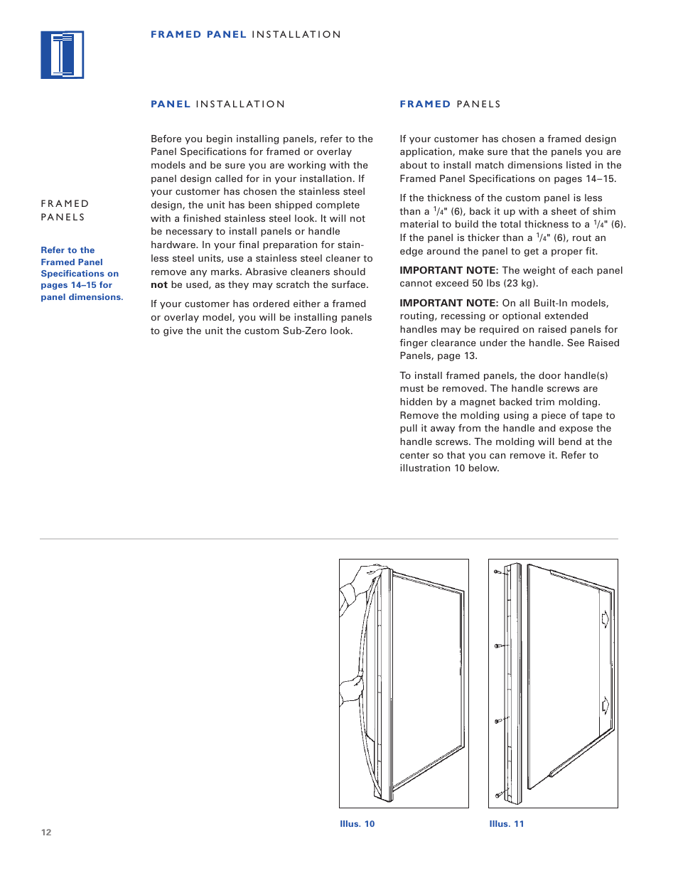 Sub-Zero Freezer User Manual | Page 12 / 24