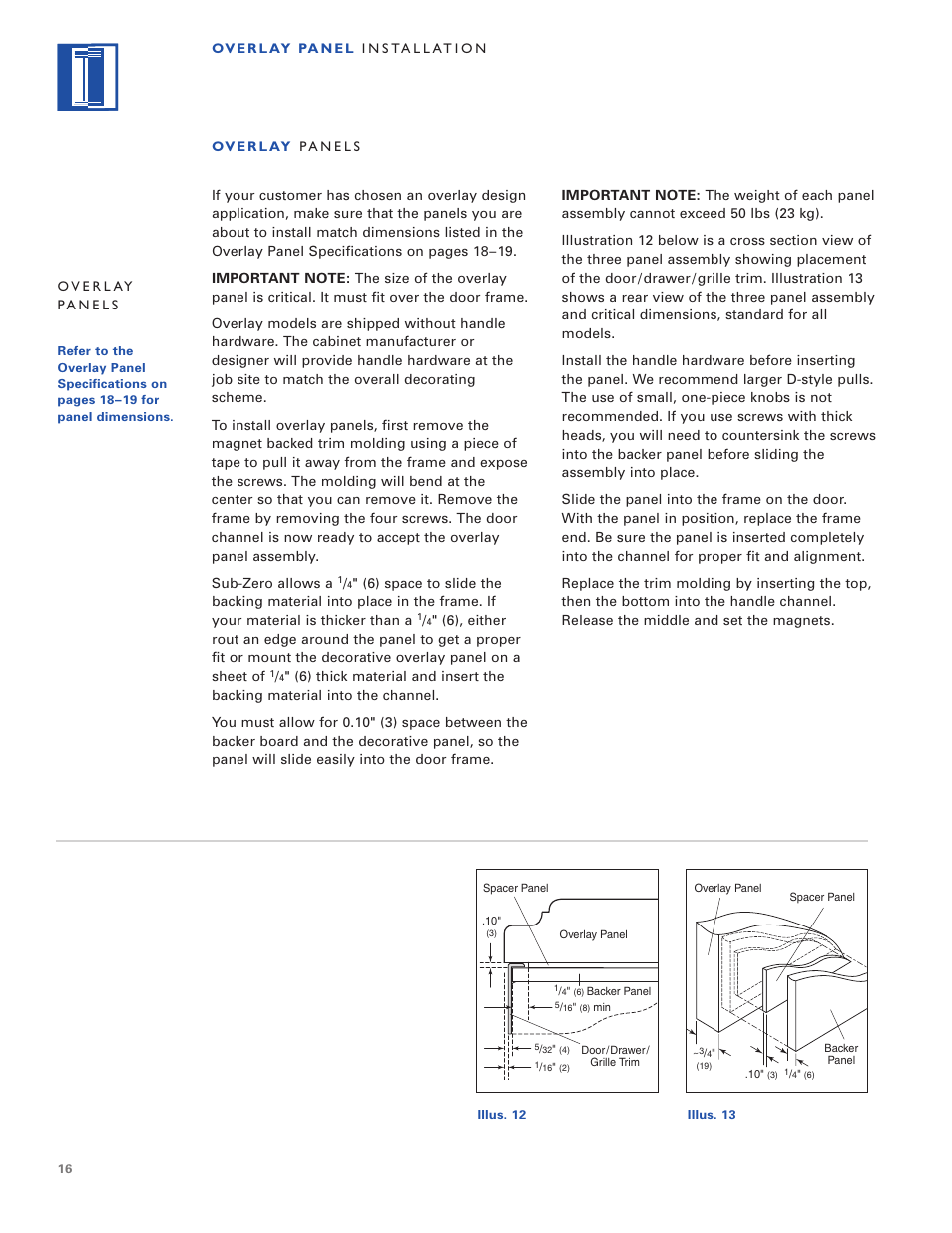 Sub-Zero Freezer User Manual | Page 16 / 24