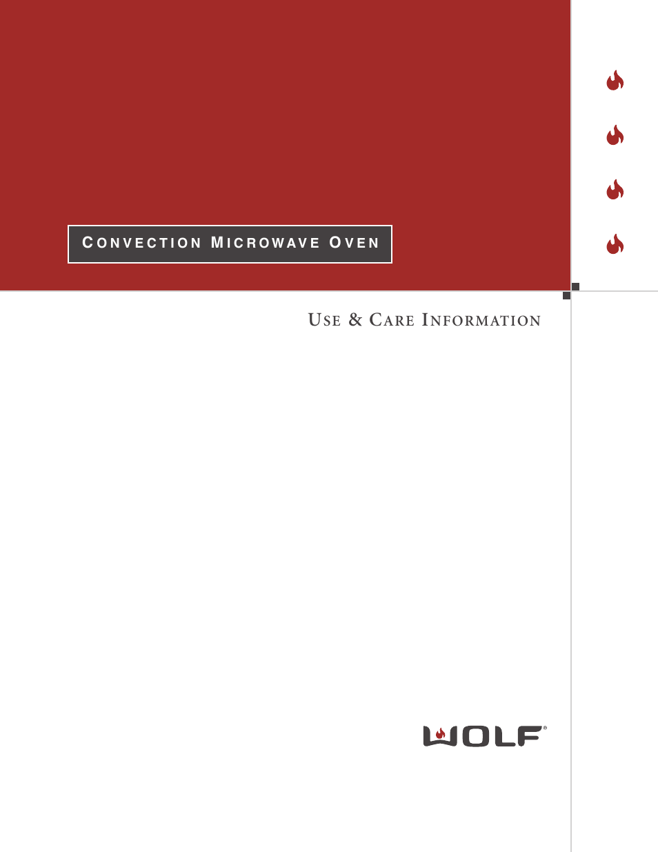 Sub-Zero Convection Microwave Oven User Manual | 36 pages