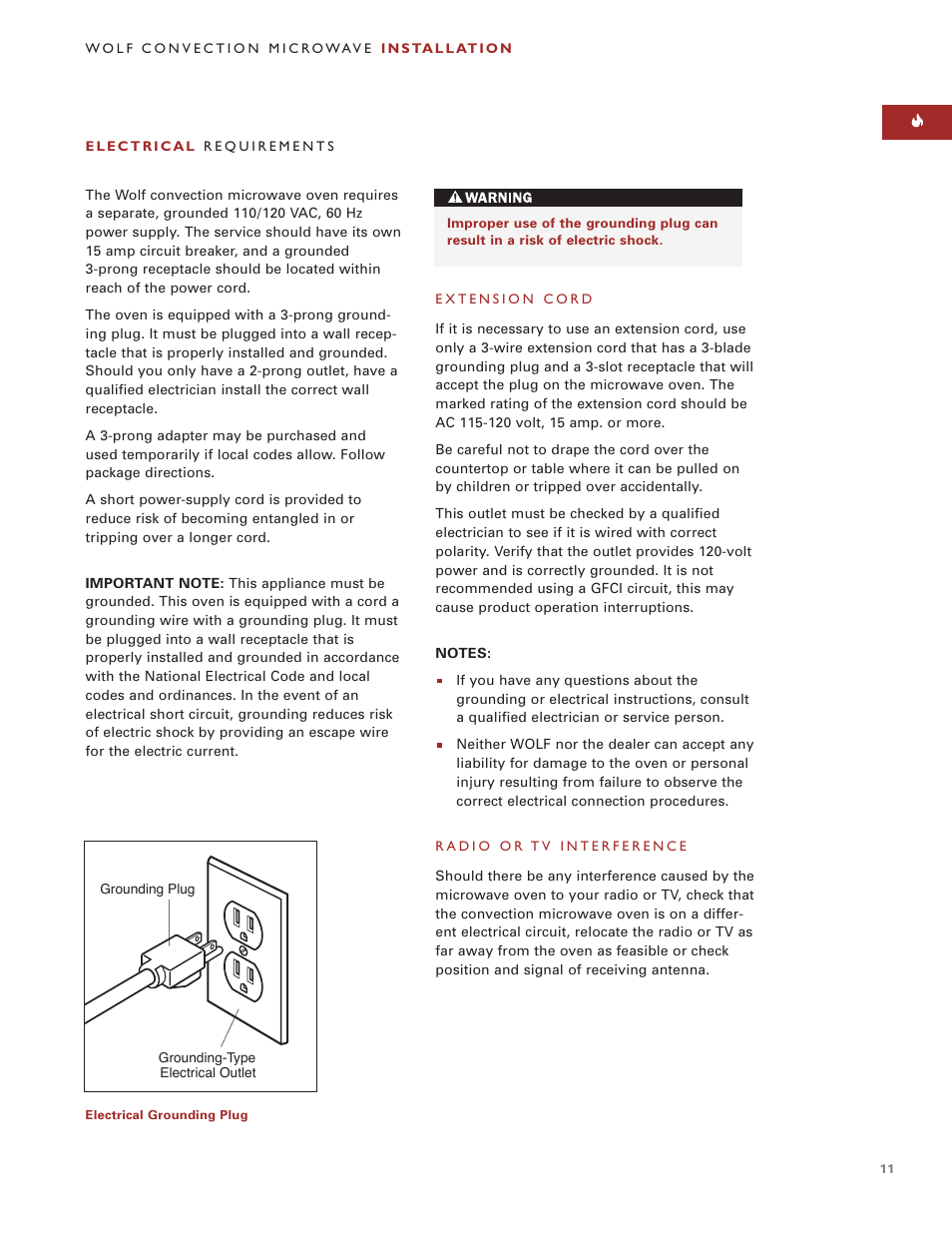 Sub-Zero Convection Microwave Oven User Manual | Page 11 / 36