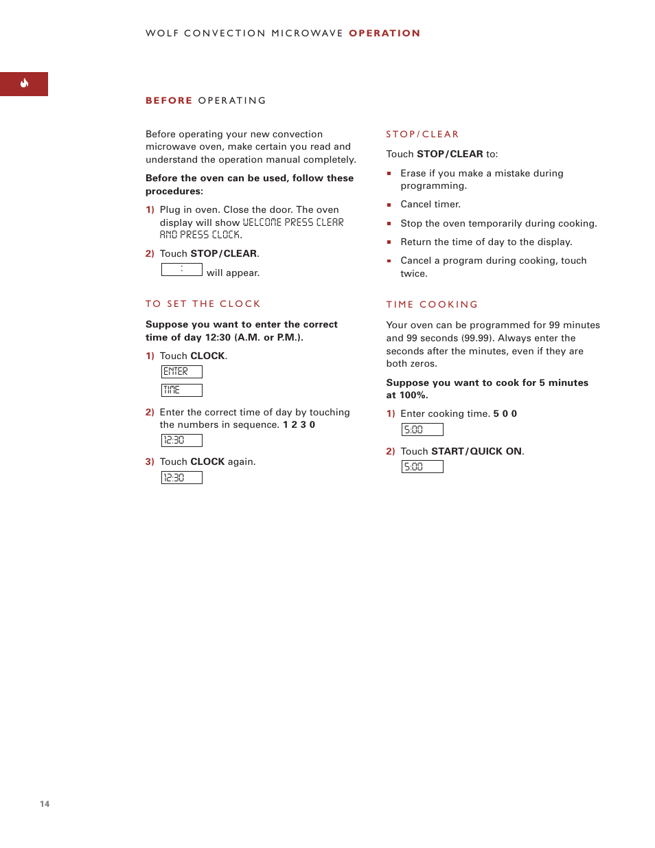 Sub-Zero Convection Microwave Oven User Manual | Page 14 / 36