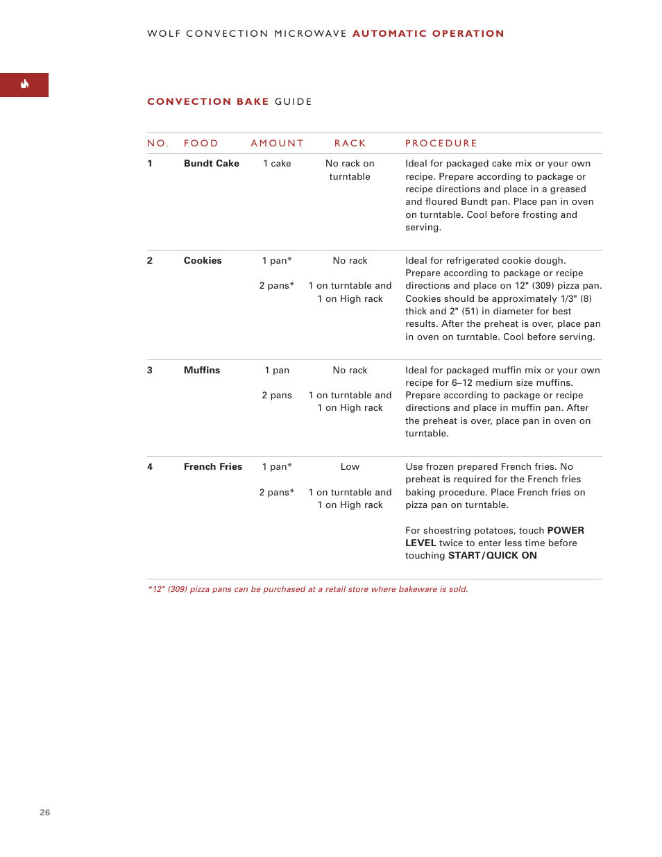 Sub-Zero Convection Microwave Oven User Manual | Page 26 / 36