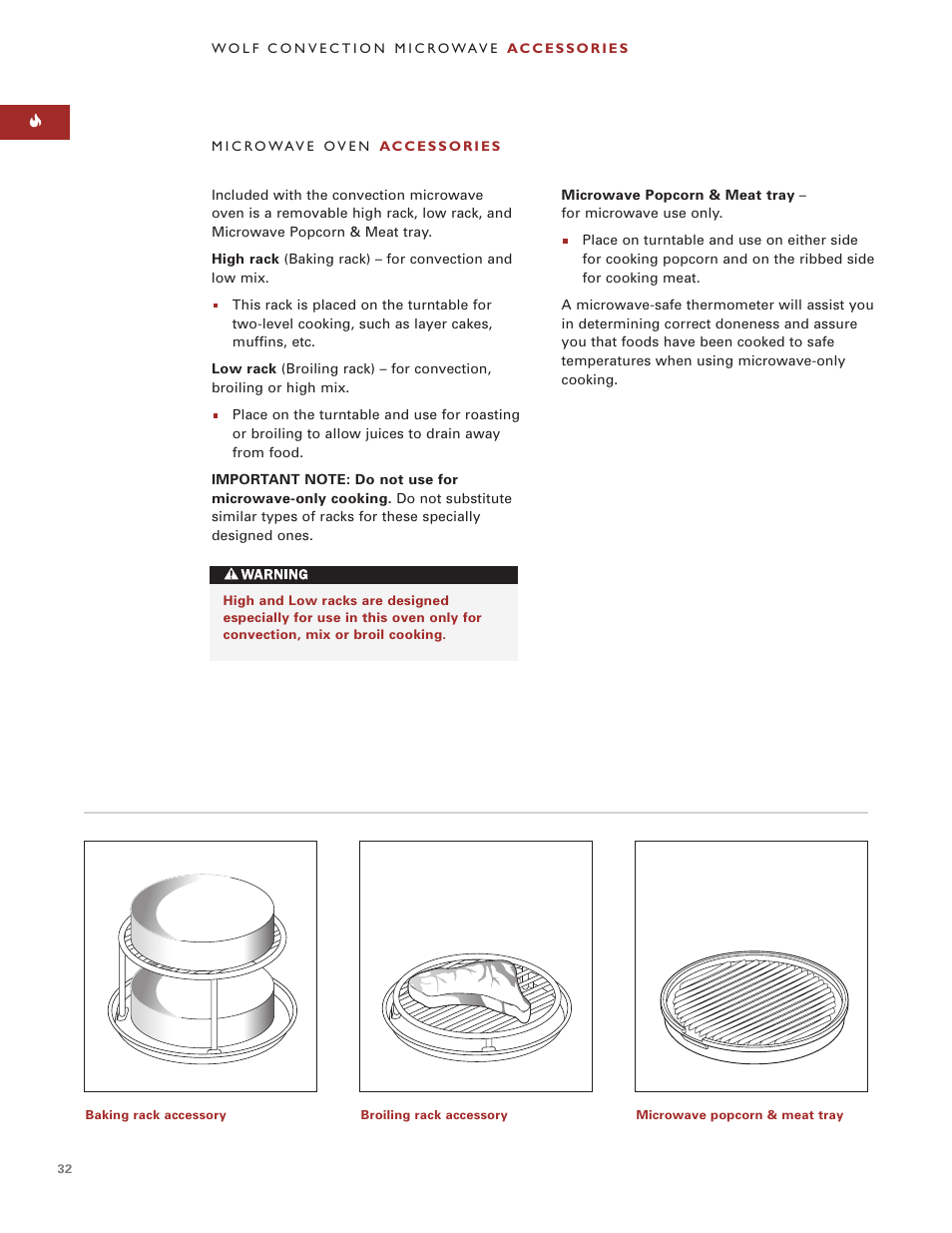 Sub-Zero Convection Microwave Oven User Manual | Page 32 / 36