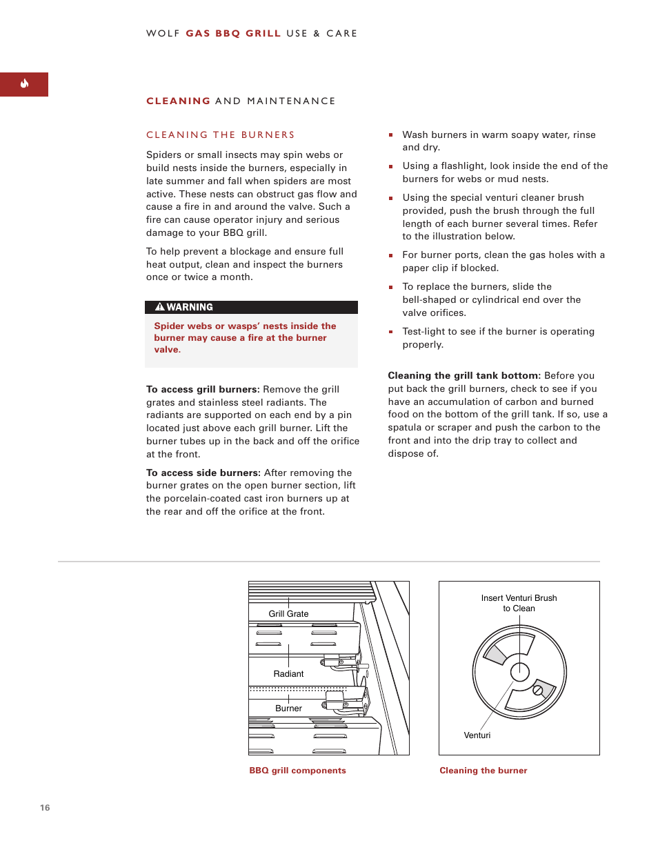 Sub-Zero BBQ48C User Manual | Page 16 / 24