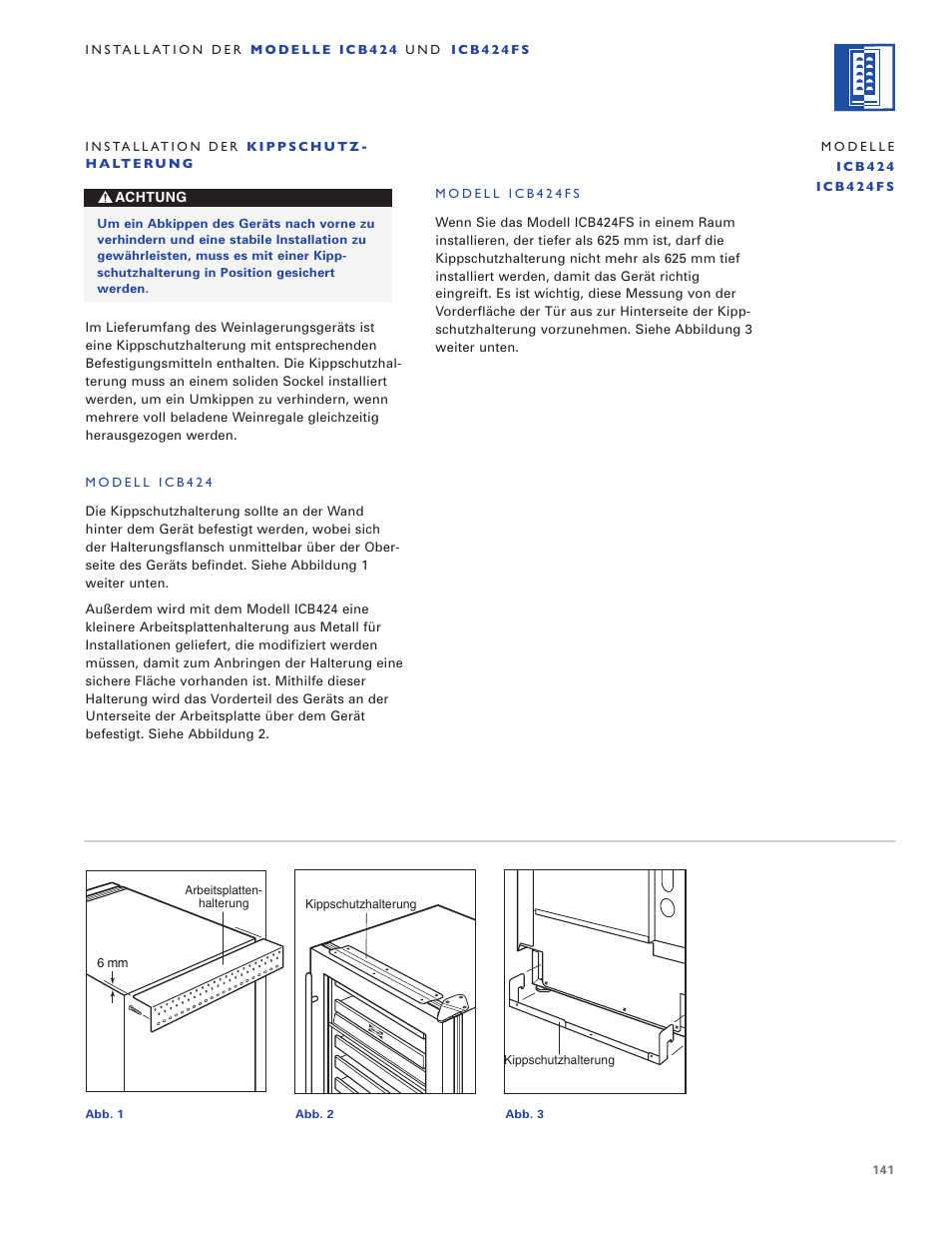 Sub-Zero ICB424 User Manual | Page 141 / 172