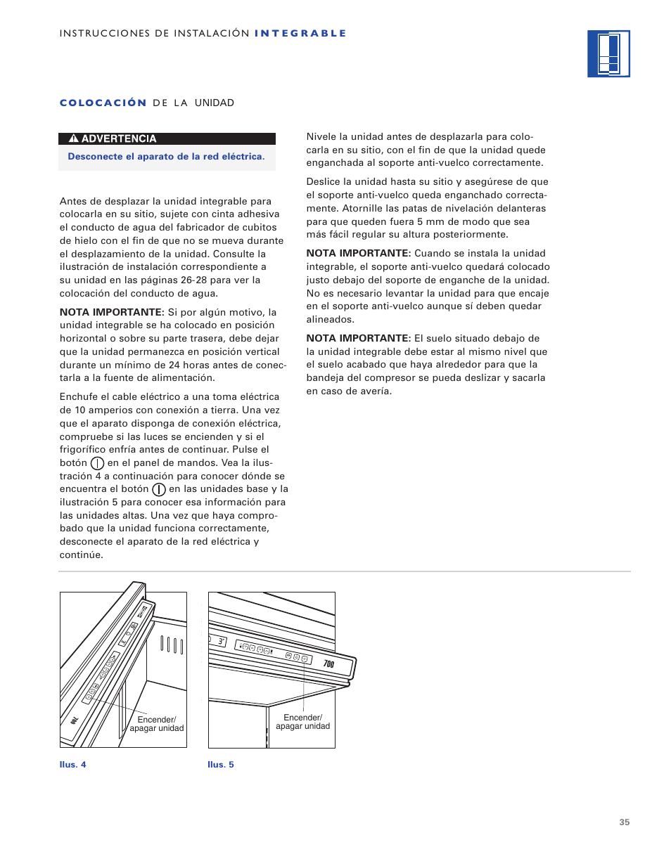 Sub-Zero ICB700TR User Manual | Page 35 / 104