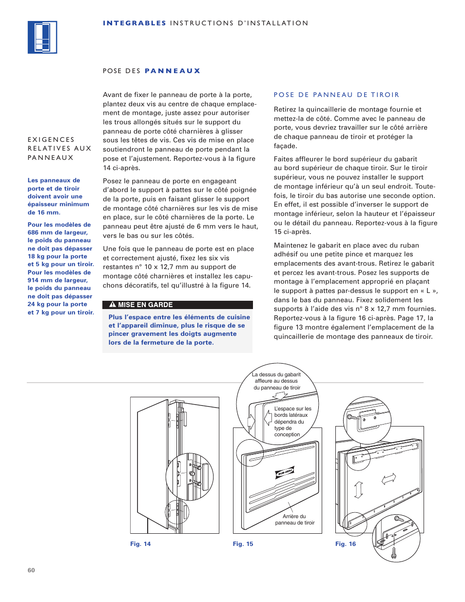 Sub-Zero ICB700TR User Manual | Page 60 / 104