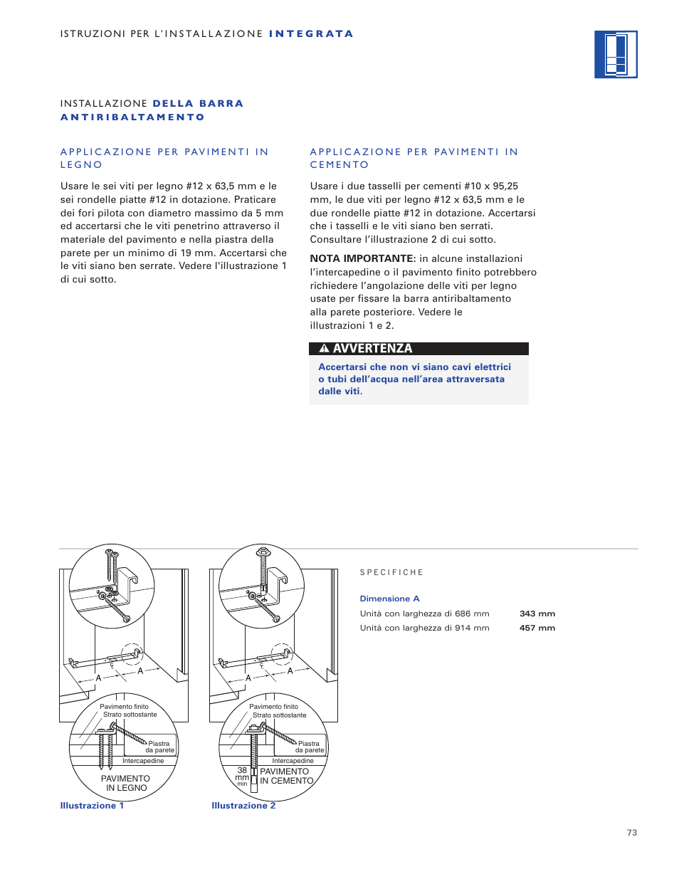 Sub-Zero ICB700TR User Manual | Page 73 / 104