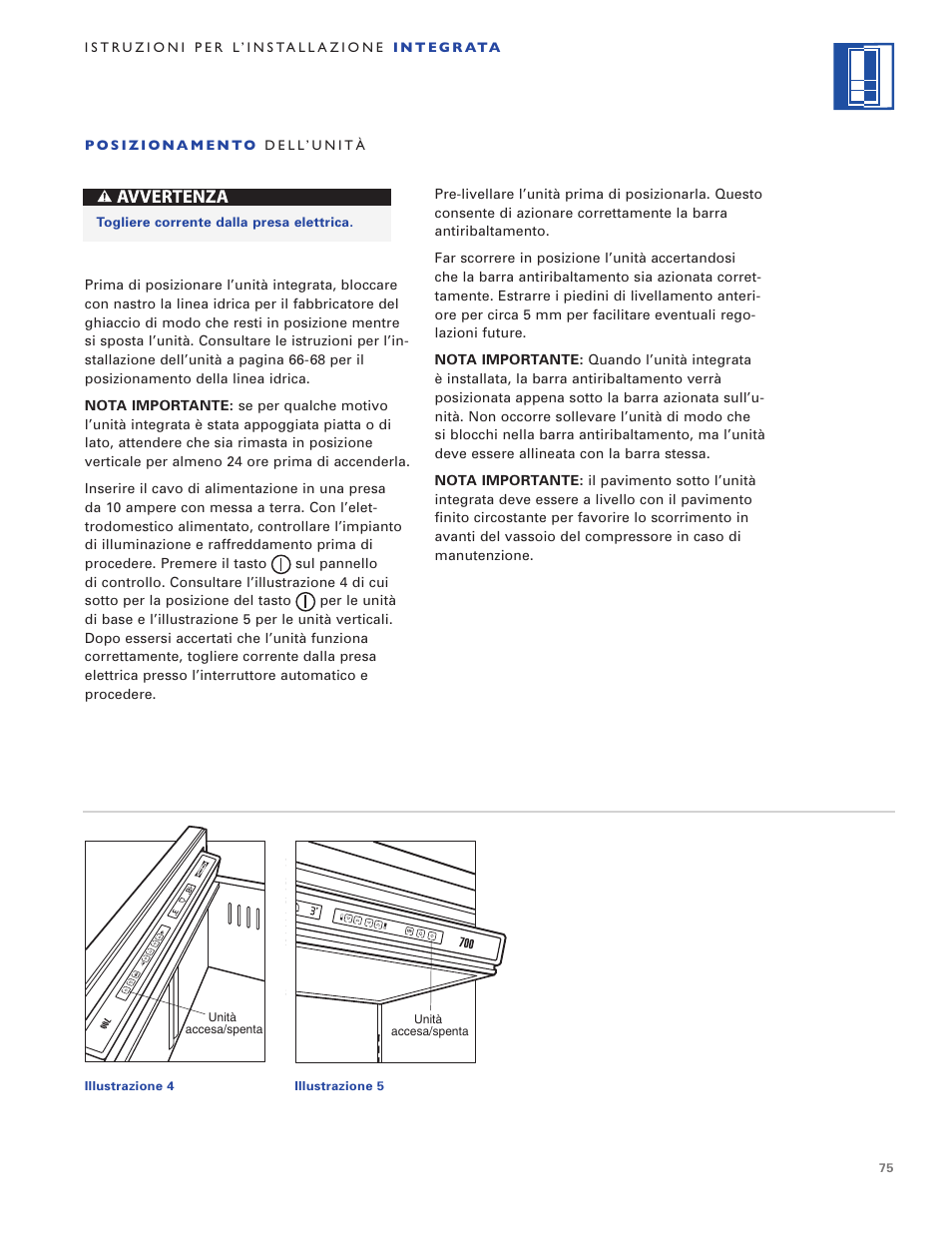 Sub-Zero ICB700TR User Manual | Page 75 / 104