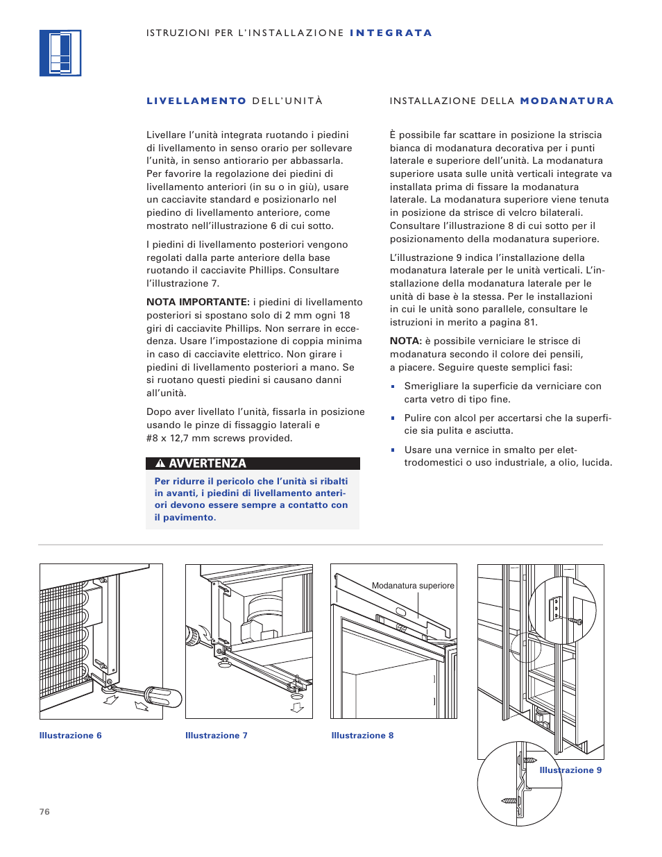 Sub-Zero ICB700TR User Manual | Page 76 / 104