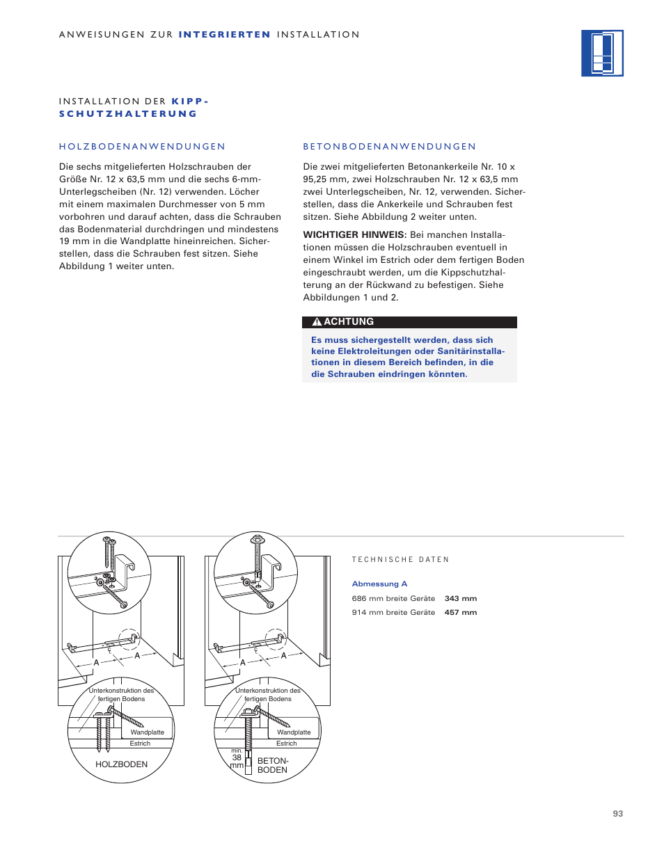 Sub-Zero ICB700TR User Manual | Page 93 / 104