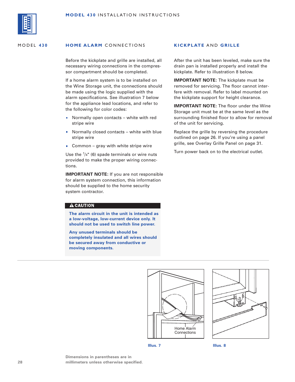 Sub-Zero 424/O User Manual | Page 28 / 36