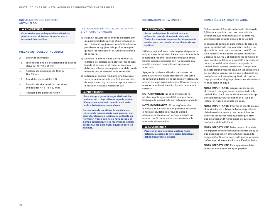 Sub-Zero ICBBI-36RG User Manual | Page 24 / 78