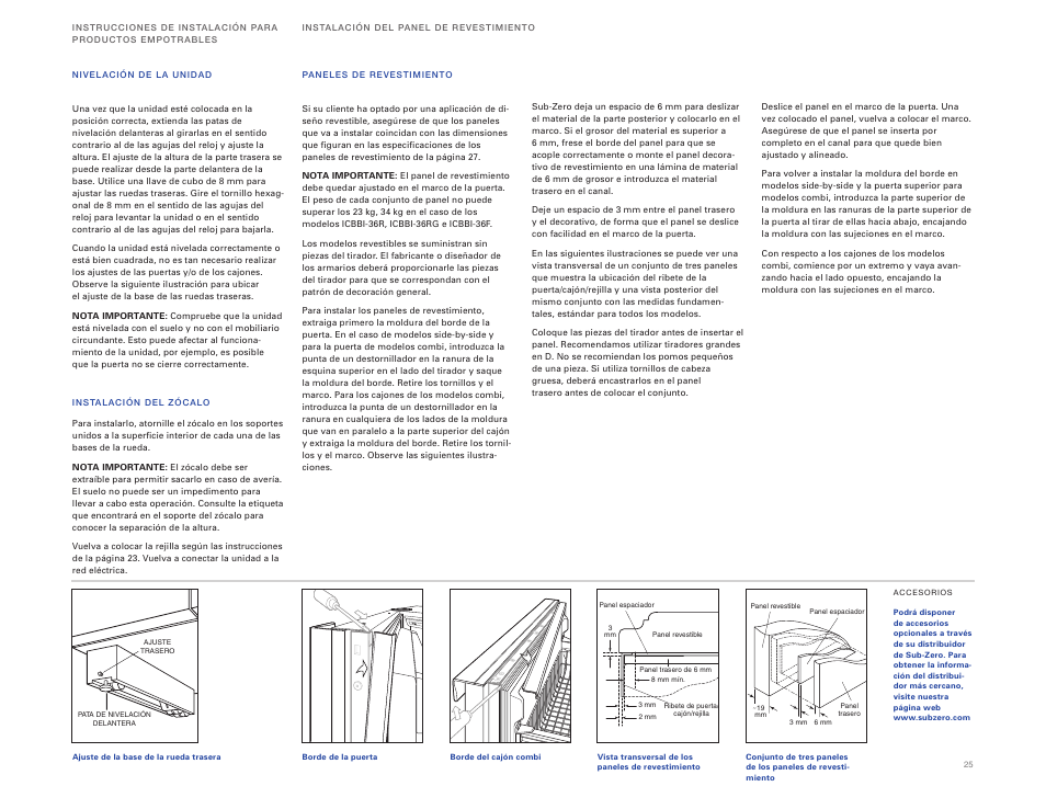 Sub-Zero ICBBI-36RG User Manual | Page 25 / 78