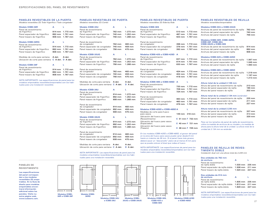 Sub-Zero ICBBI-36RG User Manual | Page 27 / 78