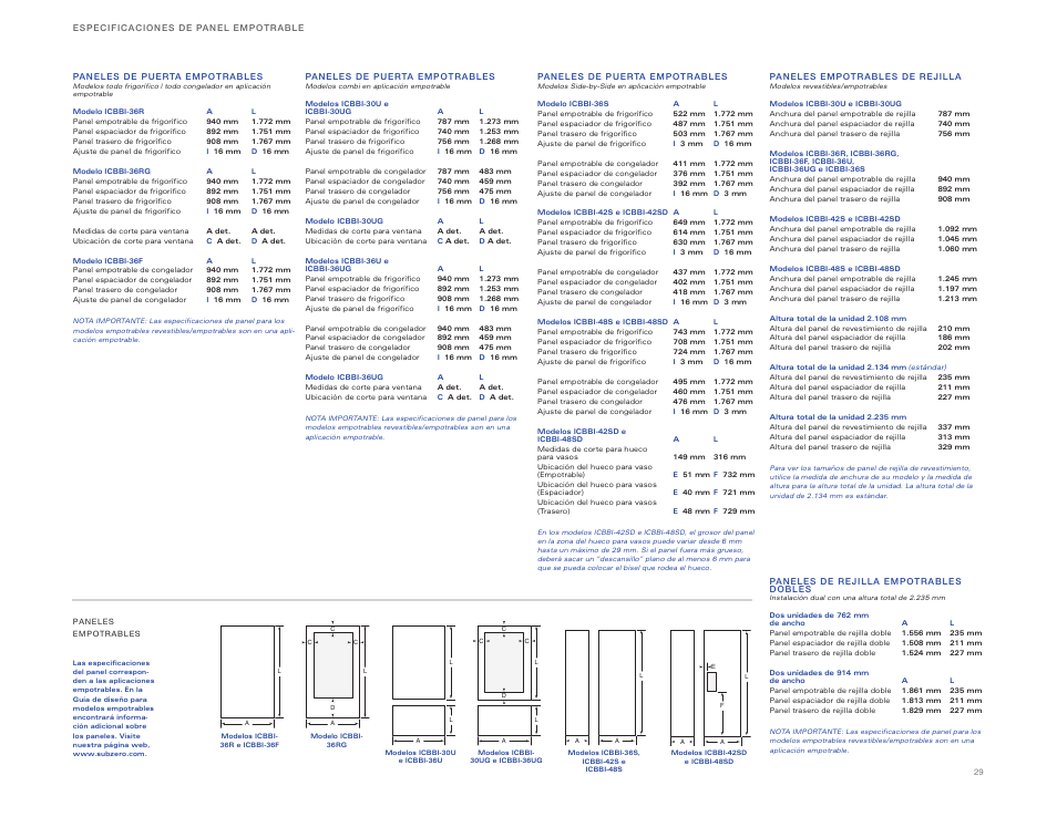 Sub-Zero ICBBI-36RG User Manual | Page 29 / 78