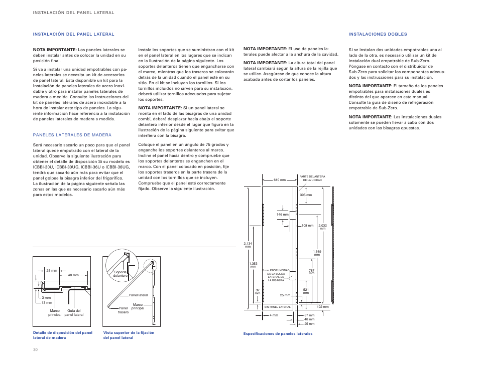 Sub-Zero ICBBI-36RG User Manual | Page 30 / 78