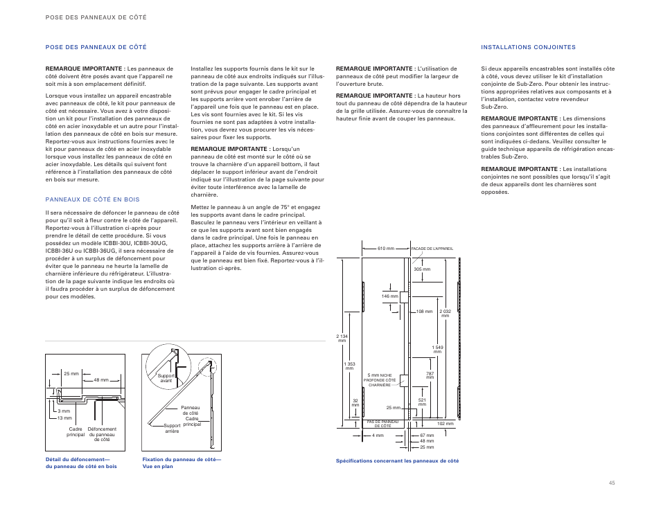 Sub-Zero ICBBI-36RG User Manual | Page 45 / 78