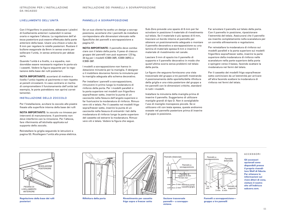 Sub-Zero ICBBI-36RG User Manual | Page 55 / 78