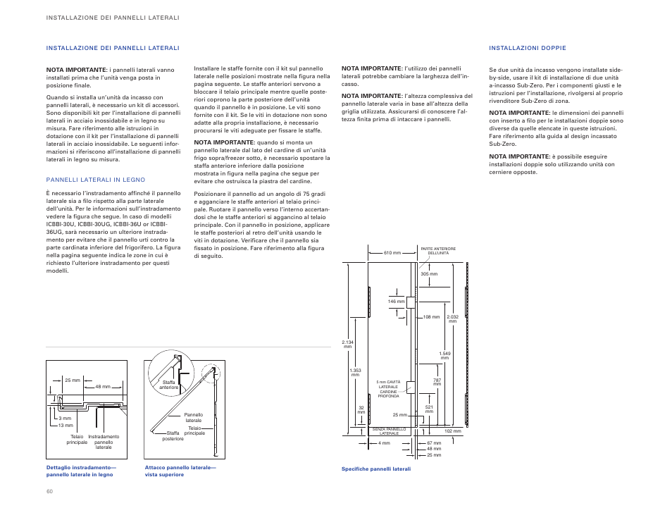 Sub-Zero ICBBI-36RG User Manual | Page 60 / 78