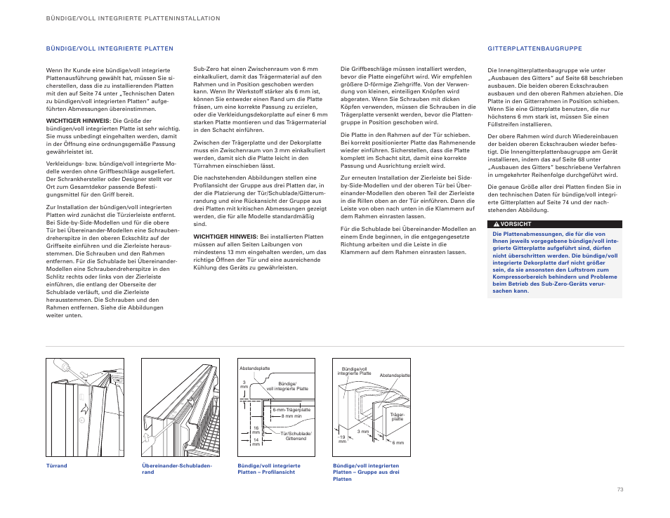 Sub-Zero ICBBI-36RG User Manual | Page 73 / 78