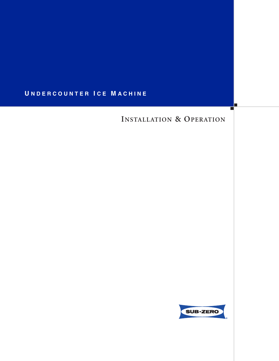 Sub-Zero UC-15I User Manual | 32 pages