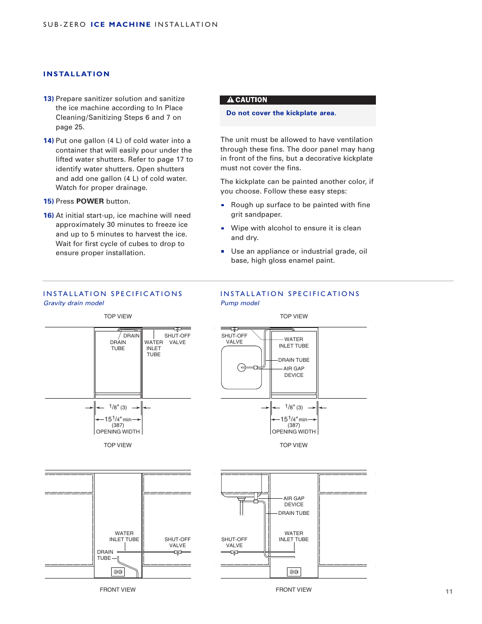 Sub-Zero UC-15I User Manual | Page 11 / 32