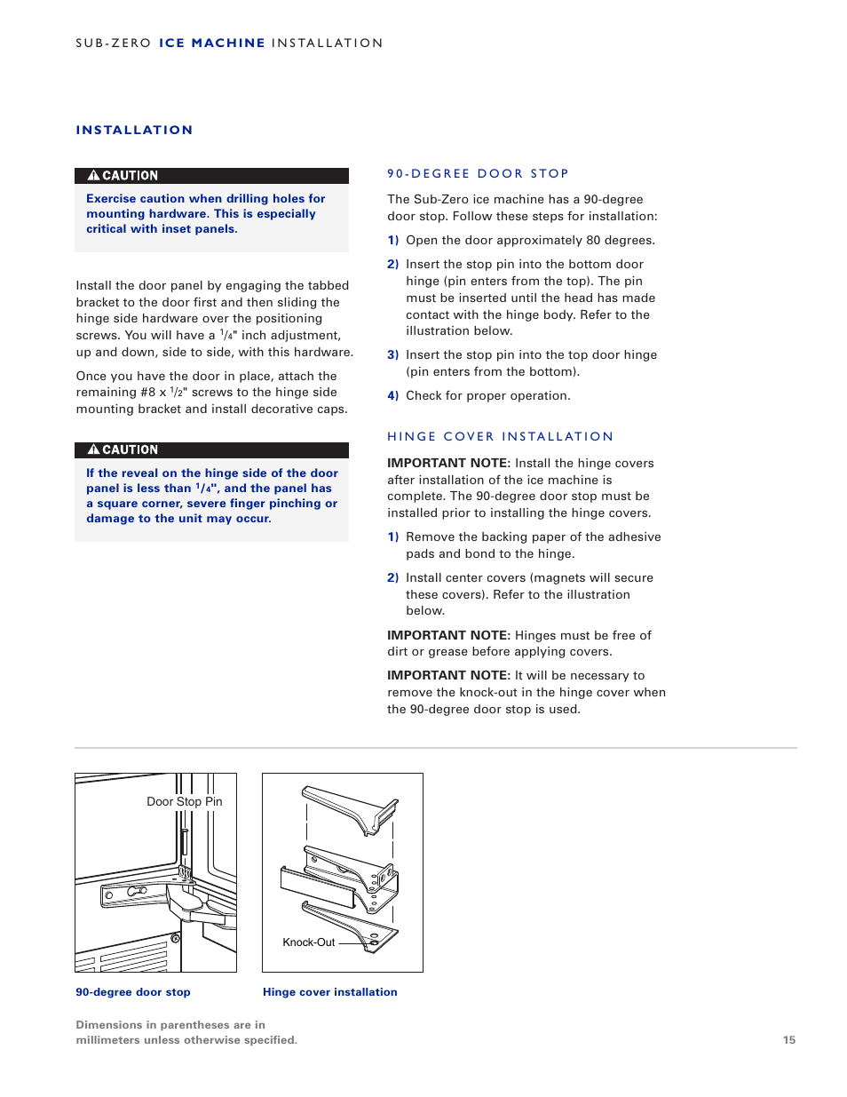 Sub-Zero UC-15I User Manual | Page 15 / 32