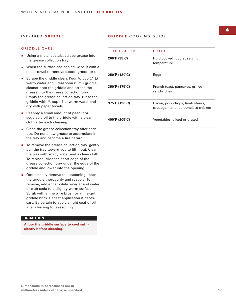 Sub-Zero SRT484CG User Manual | Page 17 / 28