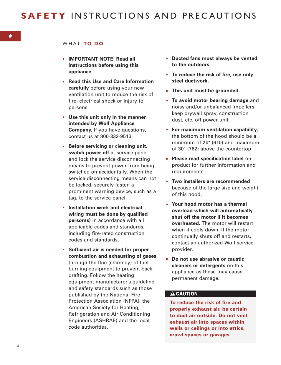 Sub-Zero IH4227 User Manual | Page 4 / 16