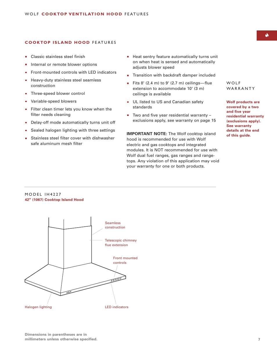 Sub-Zero IH4227 User Manual | Page 7 / 16