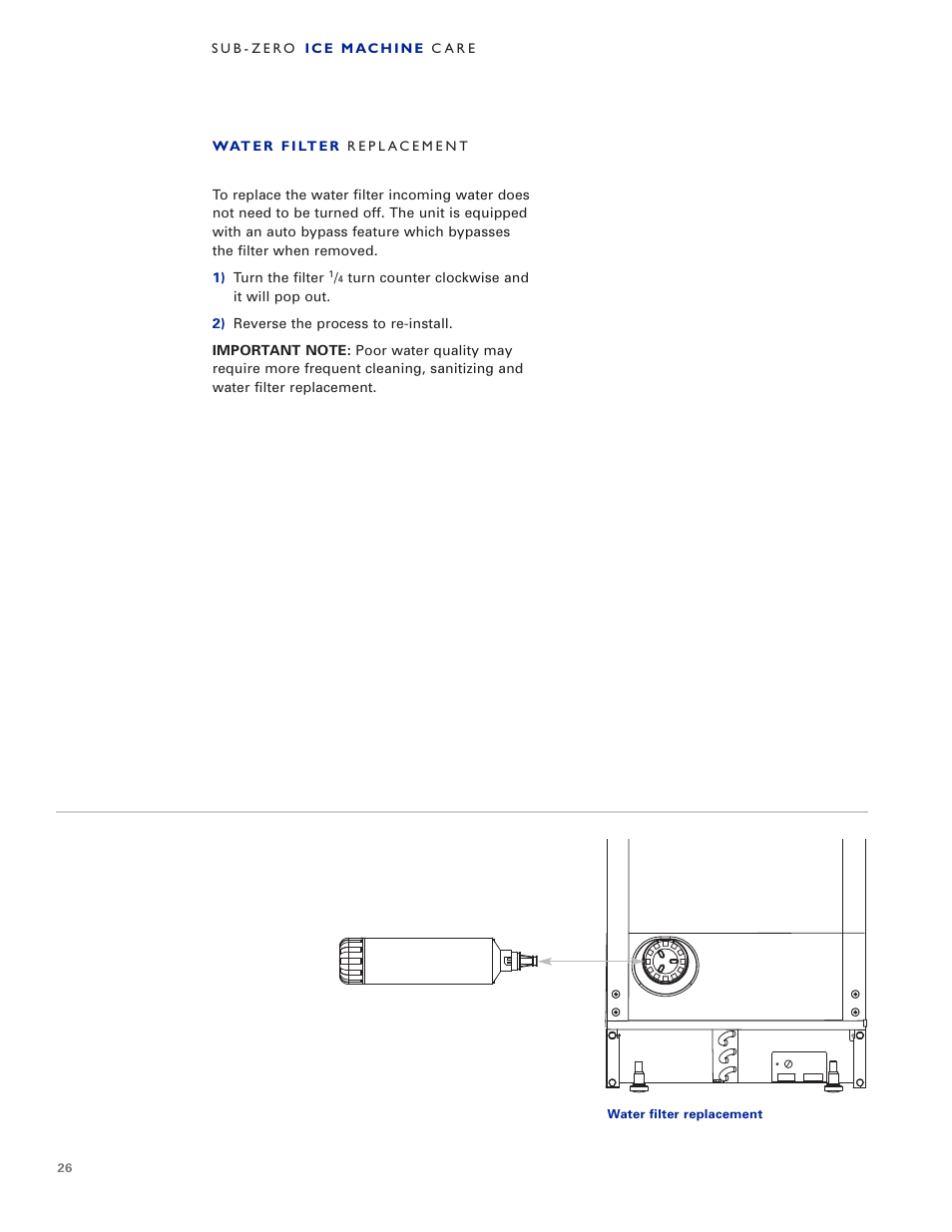 Sub-Zero UC-15IO User Manual | Page 26 / 32