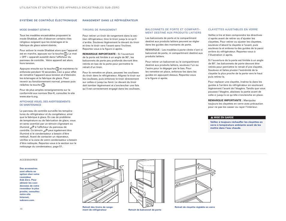 Sub-Zero ICBBI-36UG User Manual | Page 46 / 98
