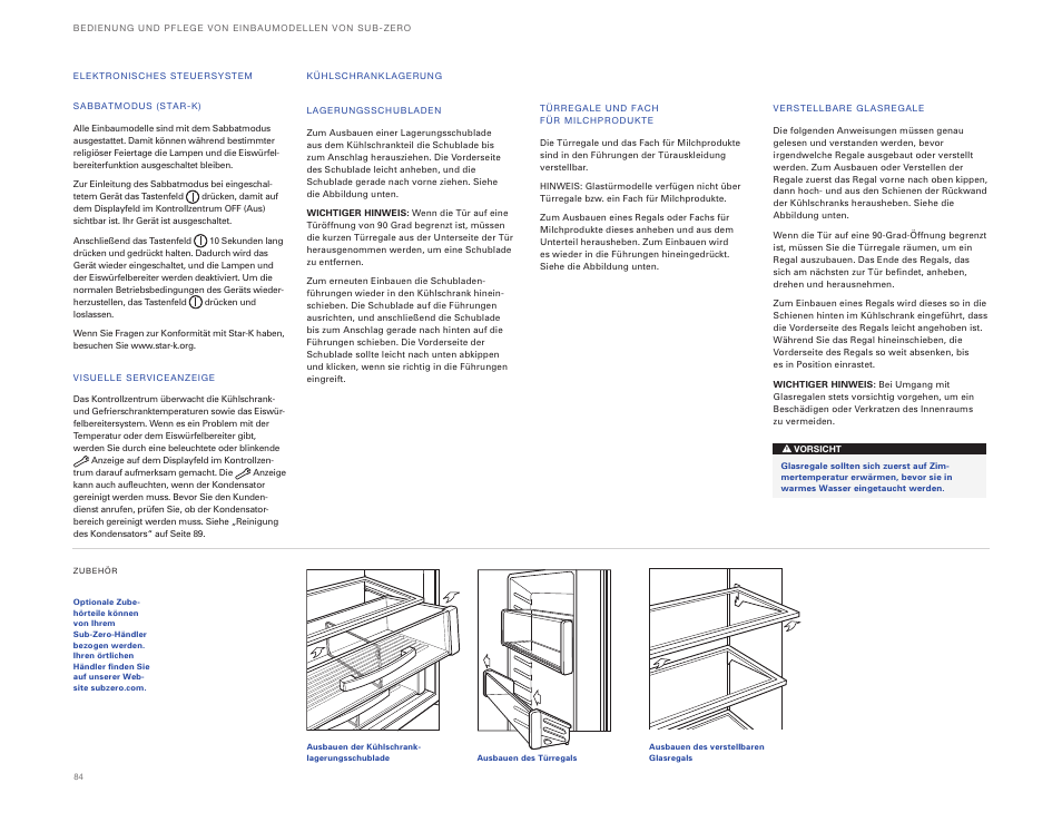 Sub-Zero ICBBI-36UG User Manual | Page 84 / 98