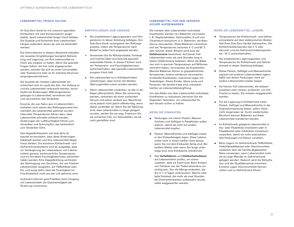Sub-Zero ICBBI-36UG User Manual | Page 91 / 98
