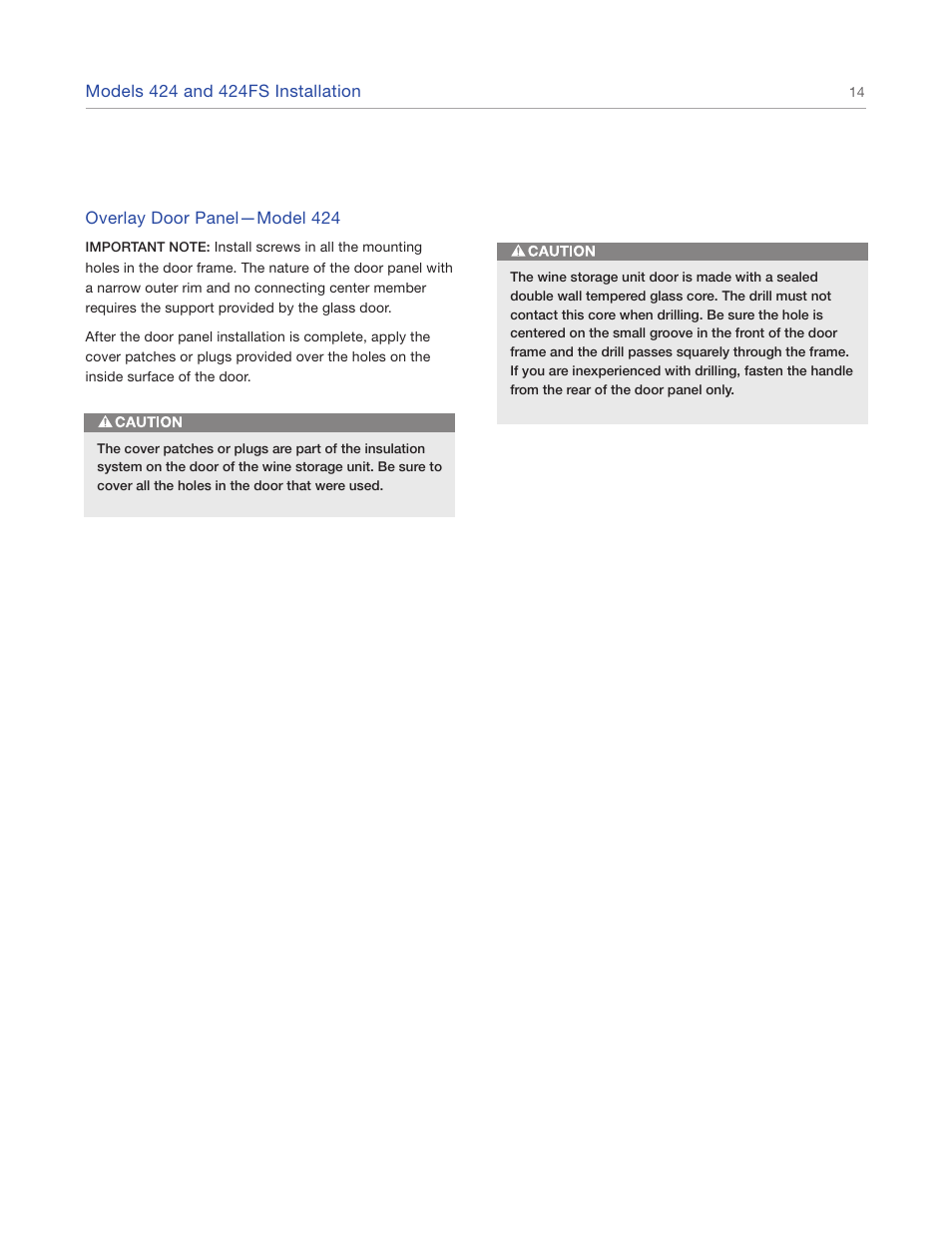 Sub-Zero 427R User Manual | Page 14 / 56