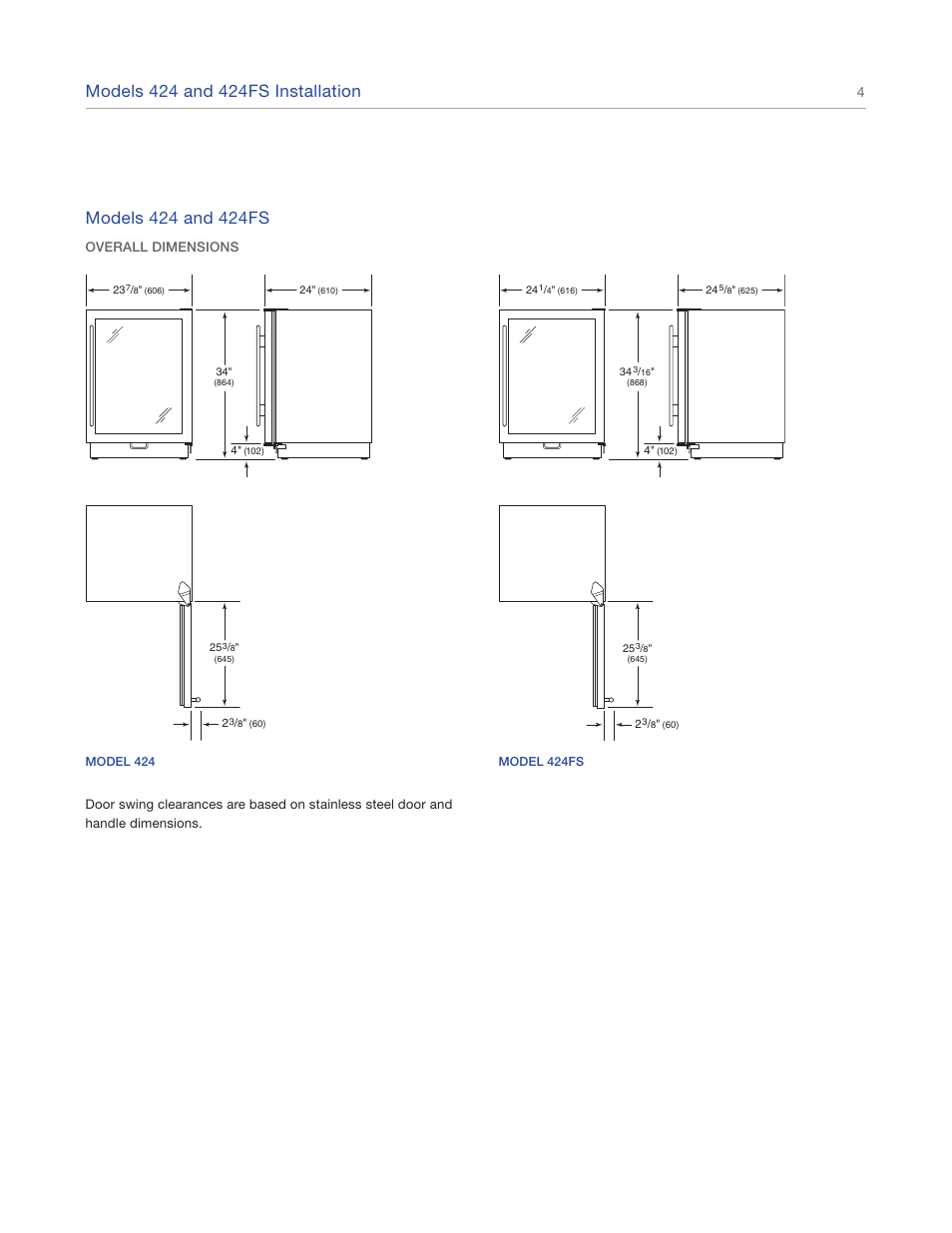 Sub-Zero 427R User Manual | Page 4 / 56