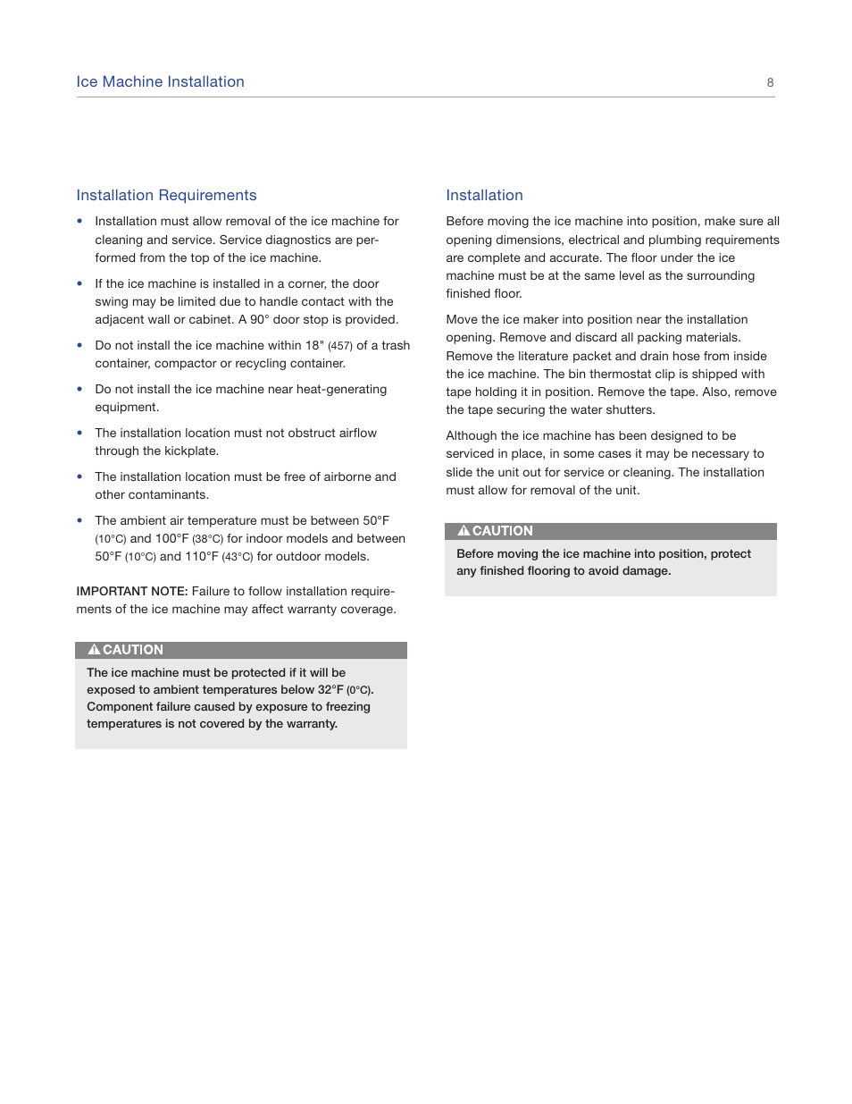 Sub-Zero UC15IO User Manual | Page 8 / 16