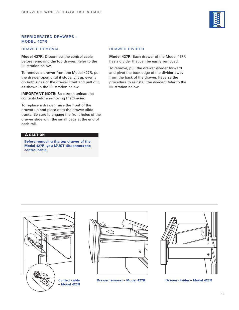 Sub-Zero 400 Series User Manual | Page 13 / 24