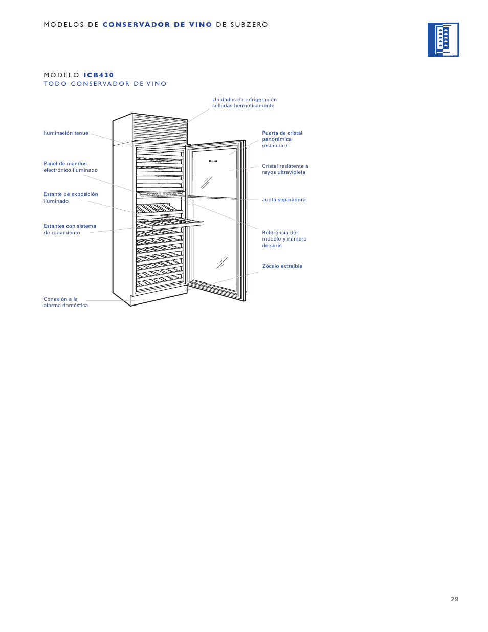 Sub-Zero WINE STORAGE User Manual | Page 29 / 112