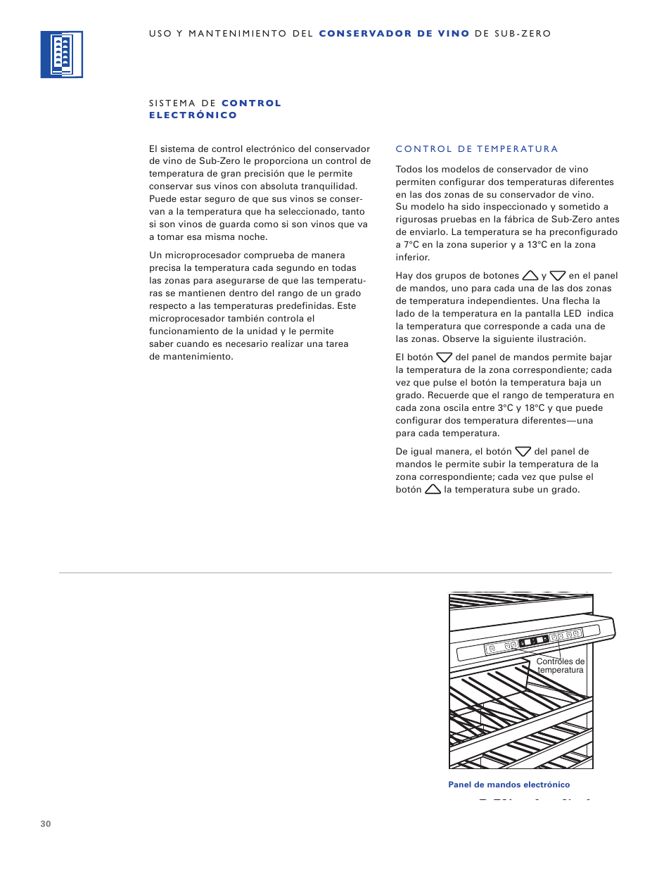 Sub-Zero WINE STORAGE User Manual | Page 30 / 112