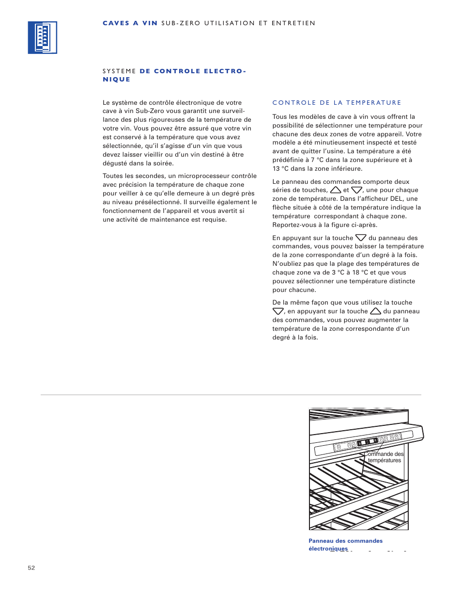 Sub-Zero WINE STORAGE User Manual | Page 52 / 112