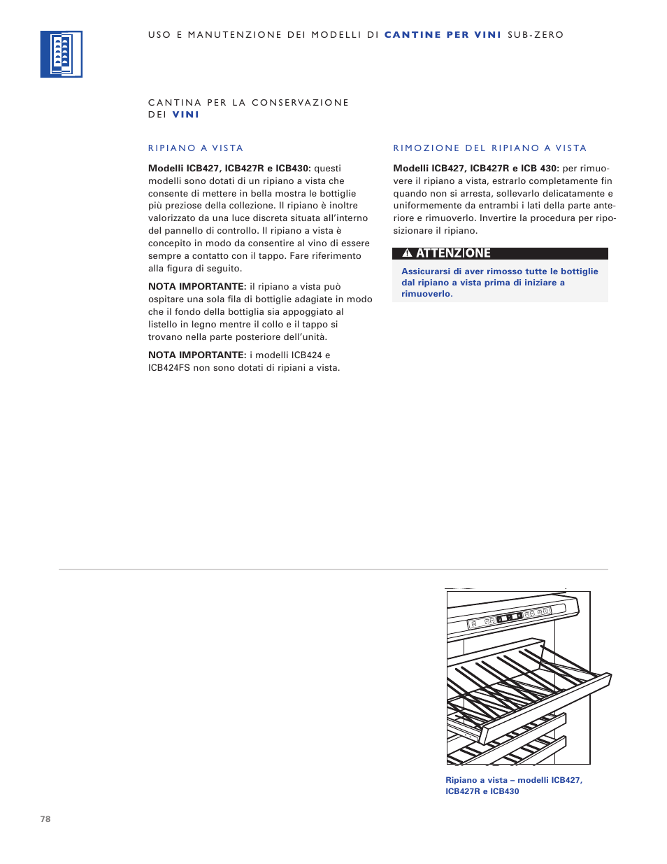 Sub-Zero WINE STORAGE User Manual | Page 78 / 112