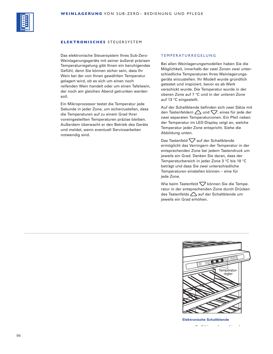Sub-Zero WINE STORAGE User Manual | Page 96 / 112