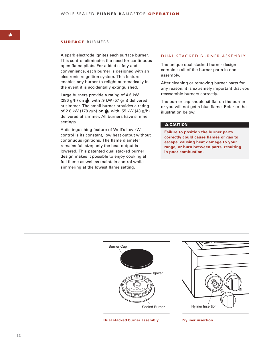 Sub-Zero Sealed Burner RangeTop User Manual | Page 12 / 130