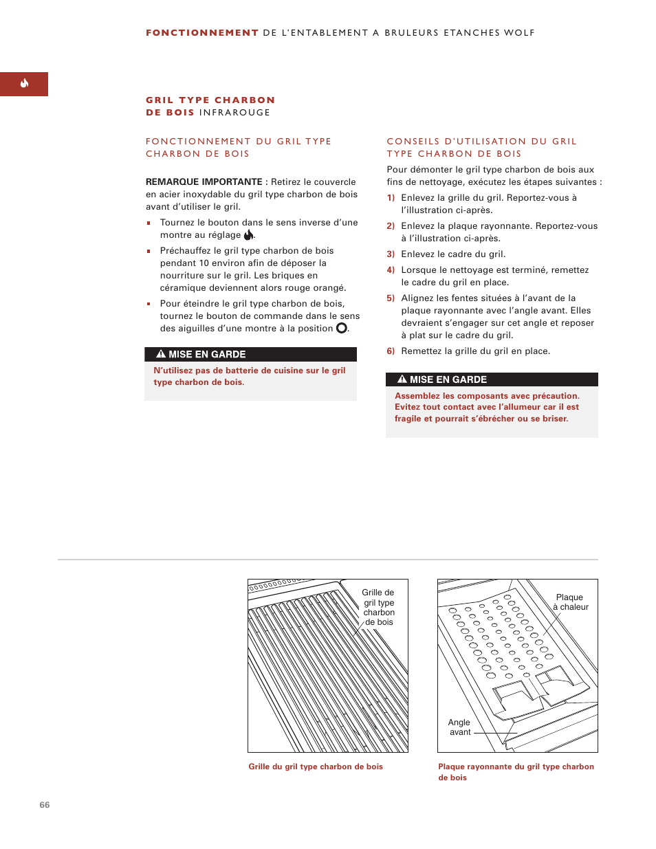 Sub-Zero Sealed Burner RangeTop User Manual | Page 66 / 130